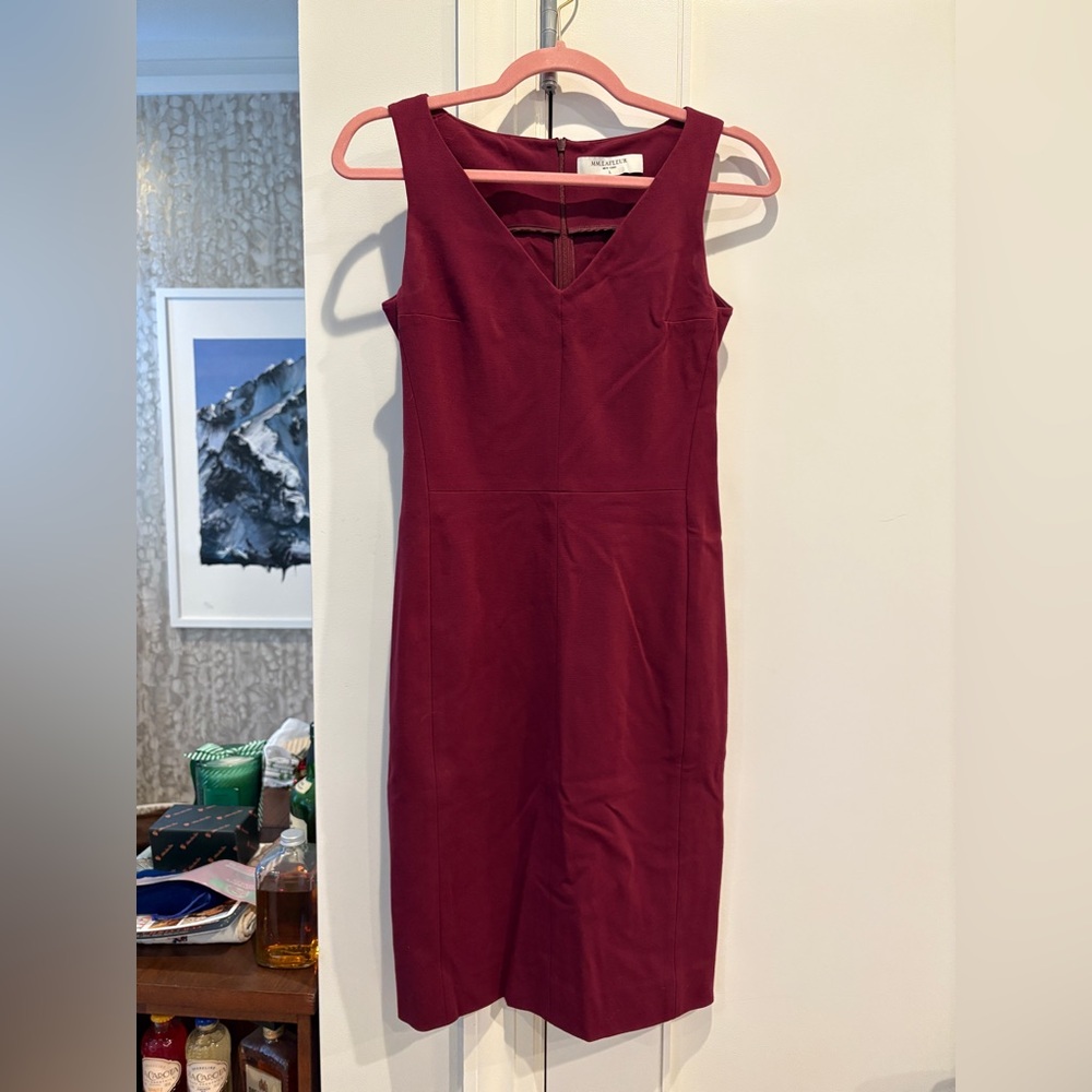 MM LaFleur Rachel Dress — Raspberry - Picture 3 of 4